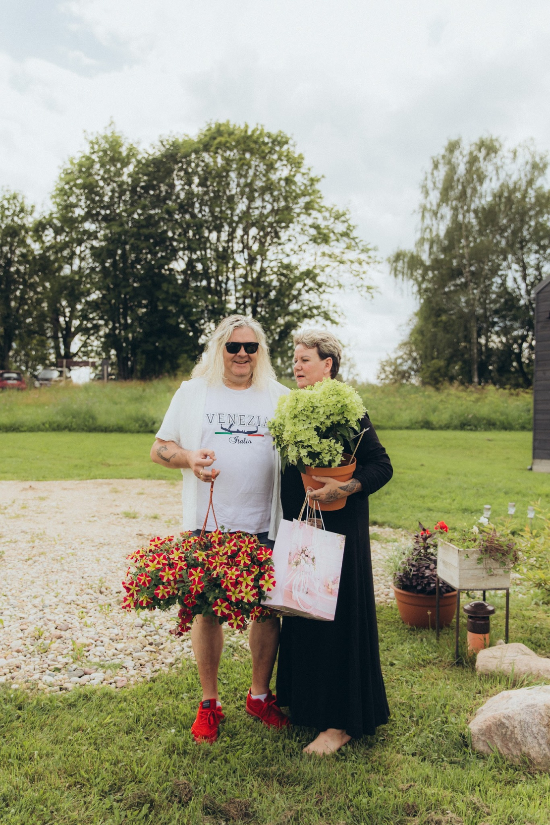 Lindas Mūrnieces grāmatas "No Romas līdz Vecpiebalgai" atvēršanas svinības Vecpiebalgā.