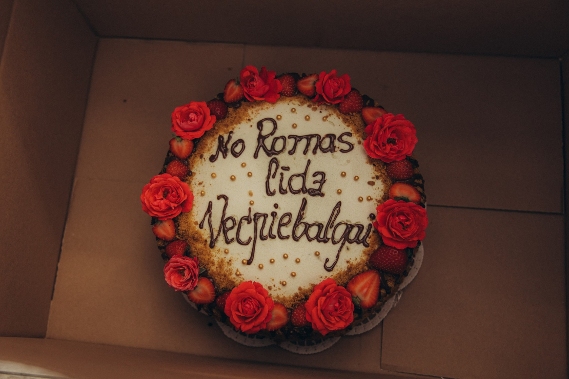 Lindas Mūrnieces grāmatas "No Romas līdz Vecpiebalgai" atvēršanas svinības Vecpiebalgā.