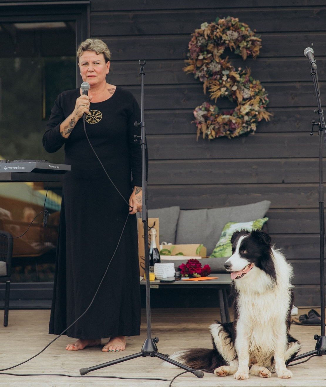 Lindas Mūrnieces grāmatas "No Romas līdz Vecpiebalgai" atvēršanas svinības Vecpiebalgā.