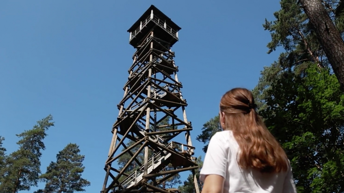 Krāslavas skatu tornis.