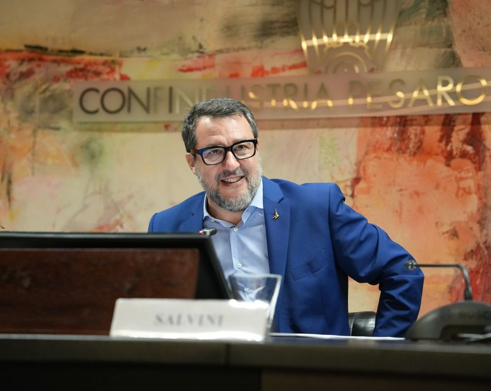 Itālijas transporta un infrastruktūras ministrs Mateo Salvīni. 