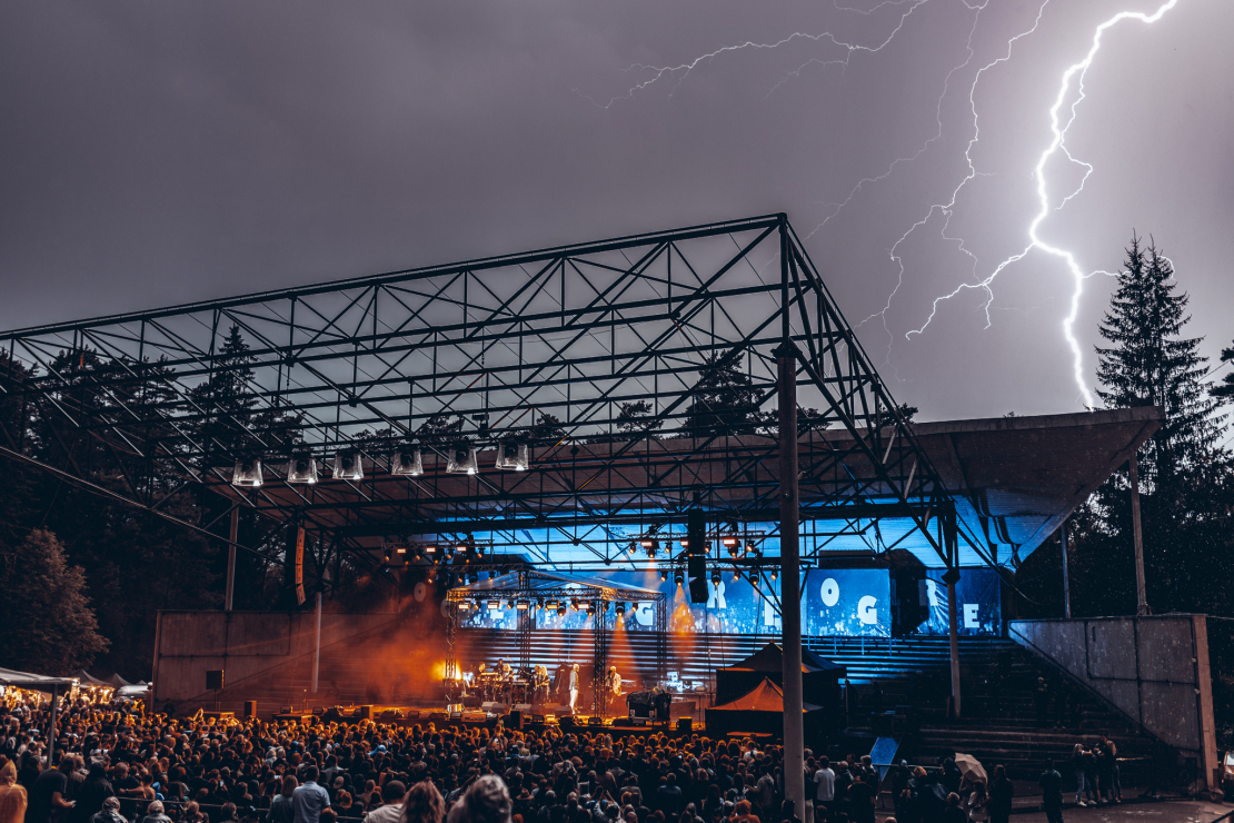 Rokfestivāls "Zibens pa dibenu" Ogrē, 2025.