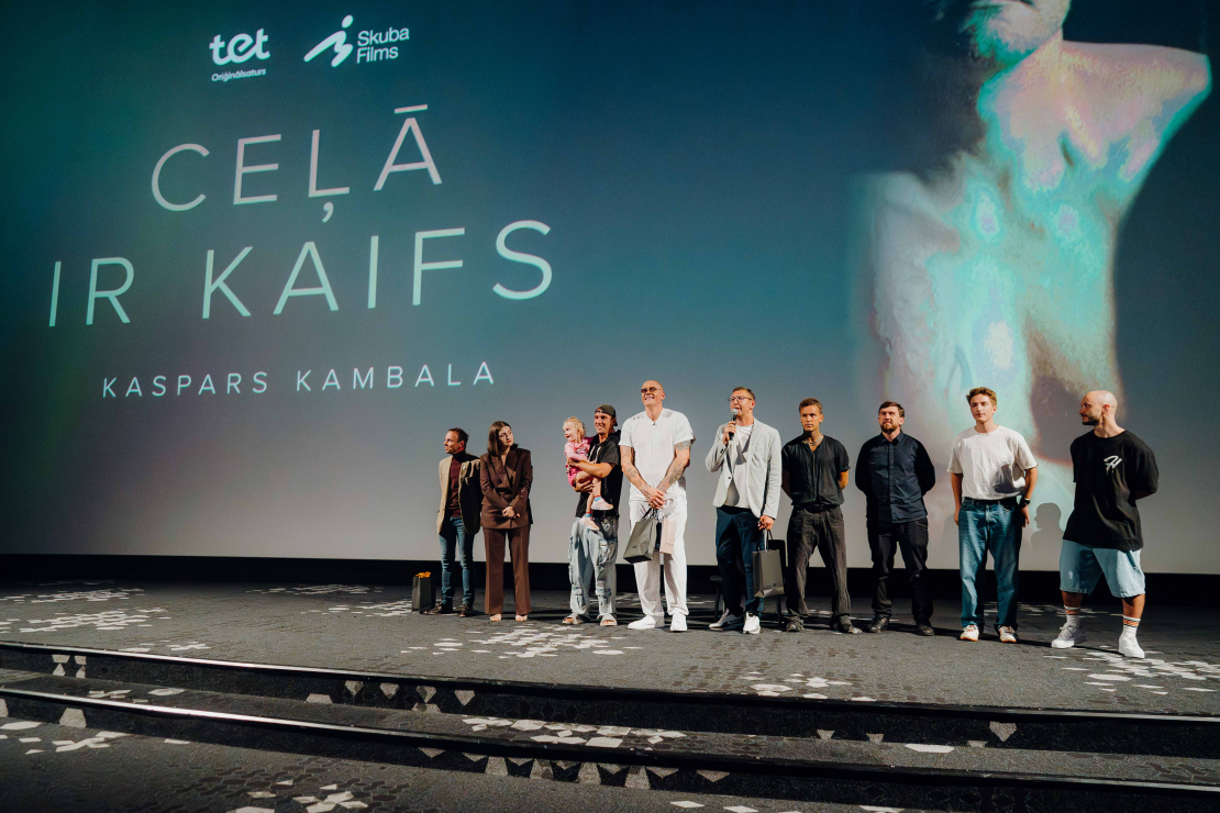 "Ceļā ir kaifs". Pirmizrāde