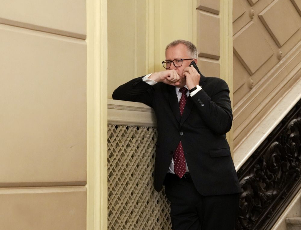 Finanšu ministrs Arvils Ašeradens.