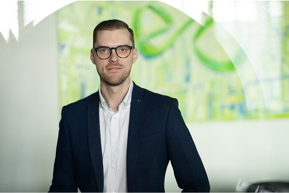 Rihards Kotlers, "Enefit" valdes loceklis, Enerģijas risinājumu nodaļas vadītājs: "Šobrīd uzņēmēju interese par enerģijas uzkrāšanas akumulatoriem ir apmēram tikpat liela kā pirms pāris gadiem par saules paneļu sistēmām."