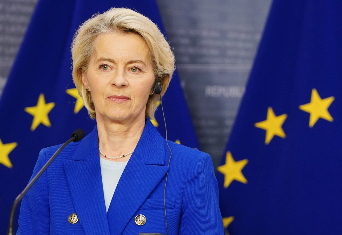 Eiropas Komisijas priekšsēdētāja Urzula fon der Leiena piedalās preses konferencē pēc tikšanās ar Ministru prezidenti Ministru kabinetā.