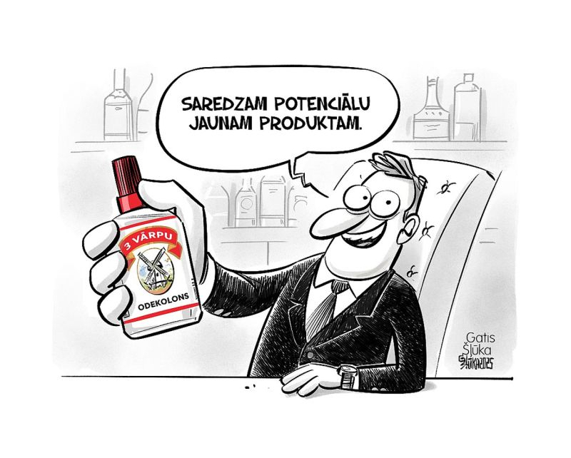 Zīmē Gatis Šļūka. Saredzam potenciālu jaunam produktam!