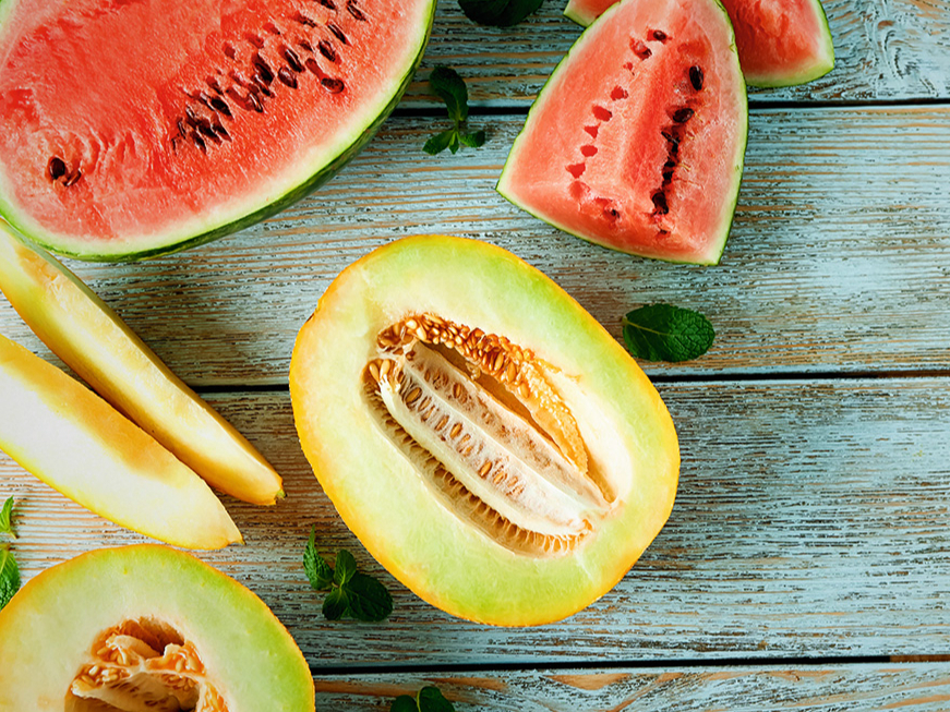 Arbūzi un melones.