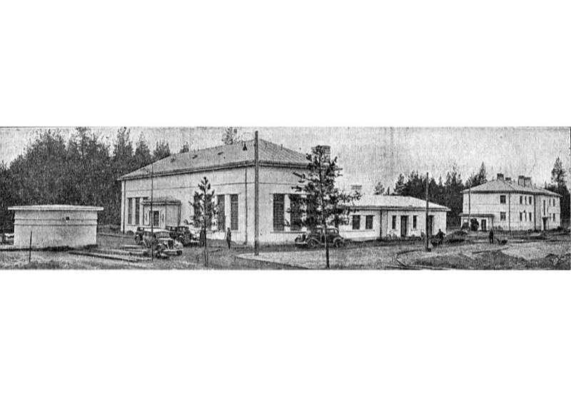 Zaķumuižas sūkņu stacijas komplekss 1935. gadā.