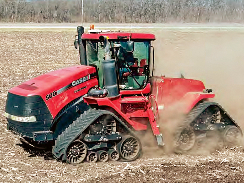 'Case IH Quadtrac Zuidberg' gumijas kāpurķēdes.