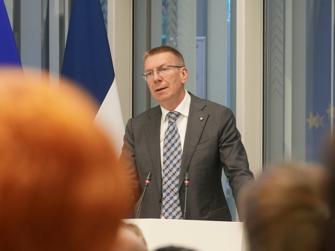 Valsts prezidents Edgars Rinkēvičs.