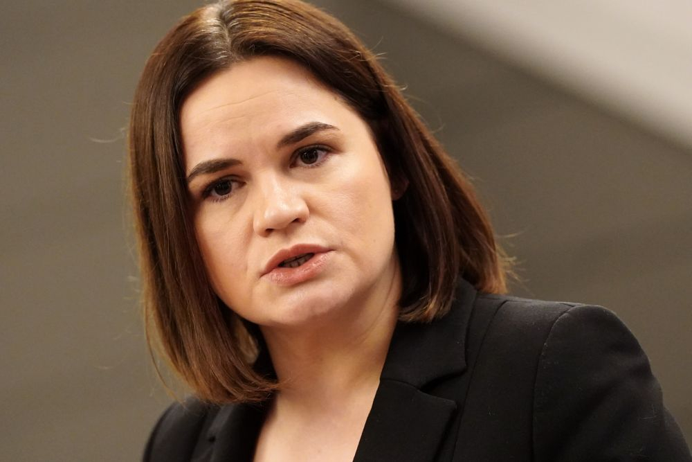 Baltkrievijas demokrātiskās kustības līdere Svjatlana Cihanouska.