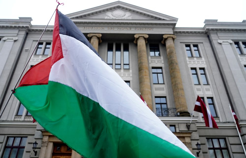 Palestīnas karogs.