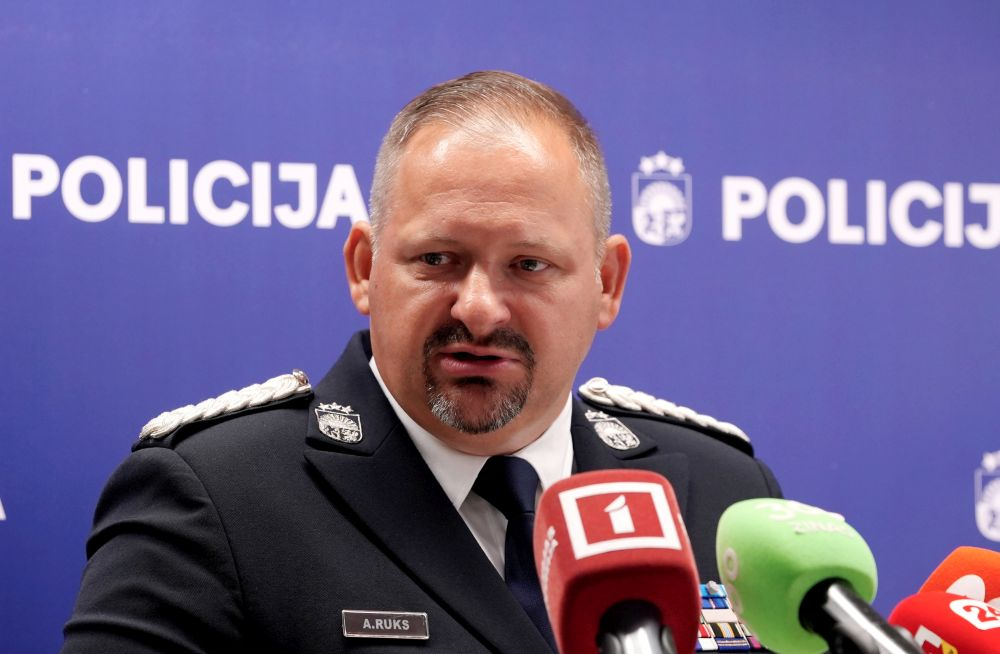 Valsts policijas priekšnieks Armands Ruks.