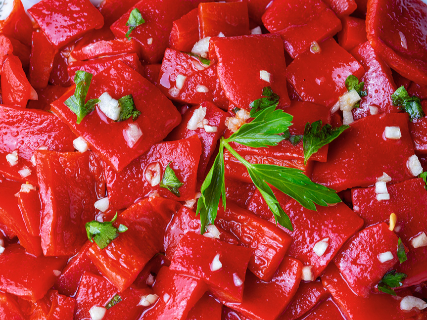 Marinēta paprika.