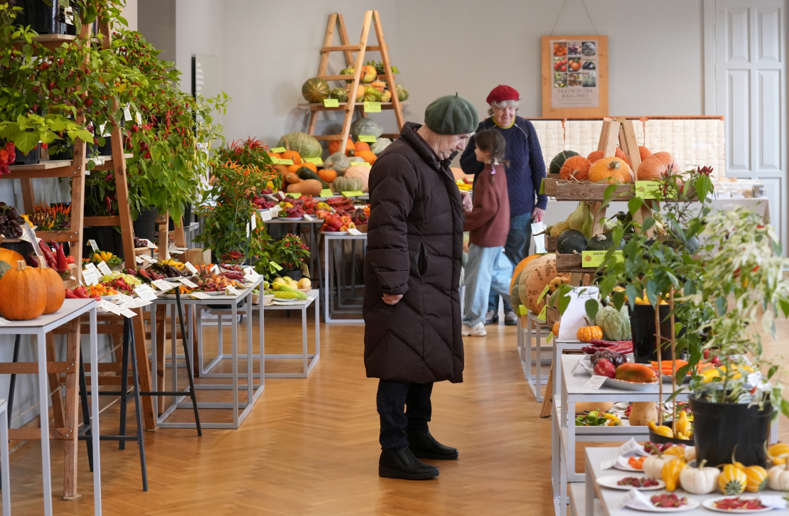 Izstāde "Ķirbjaugi un paprika 2025" Latvijas Nacionālajā dabas muzejā.
