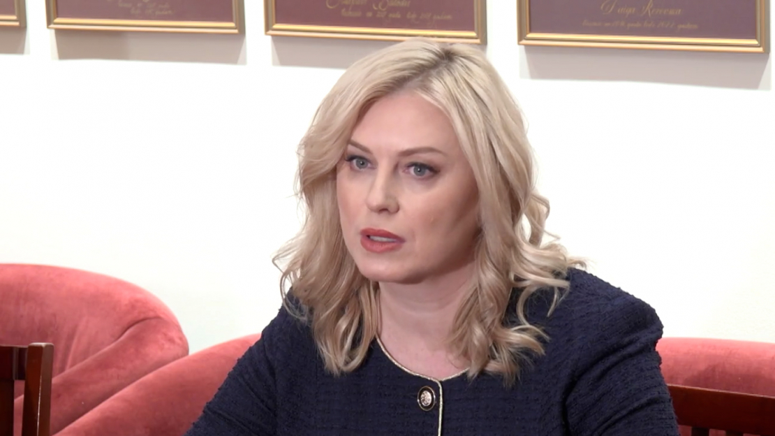 Satversmes tiesas priekšsēdētāja Irēna Kucina.