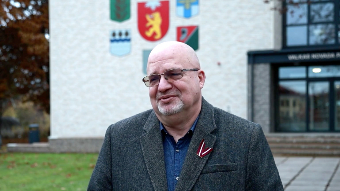 Valkas mērs Vents Armands Krauklis.