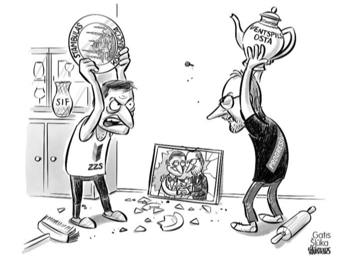 Zīmē Gatis Šļūka. Strīda karstumā