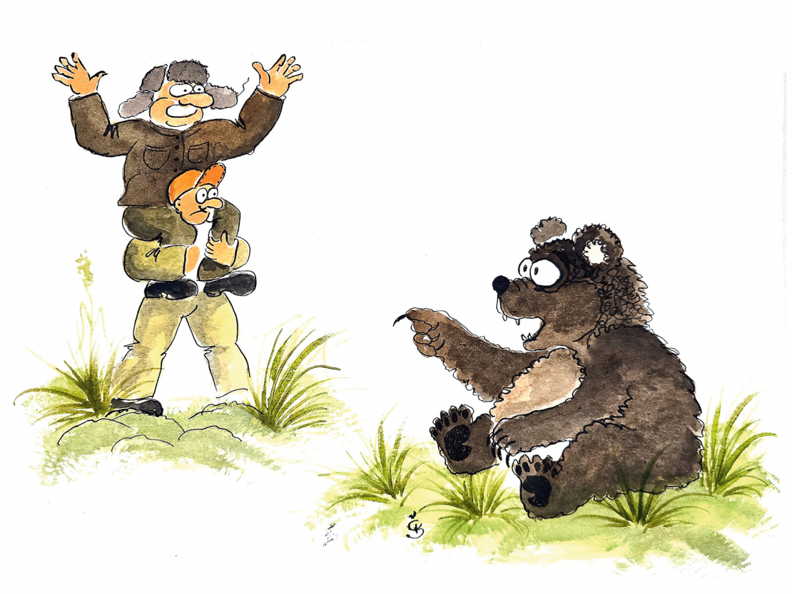 No purva nāk… lielāks lācis!