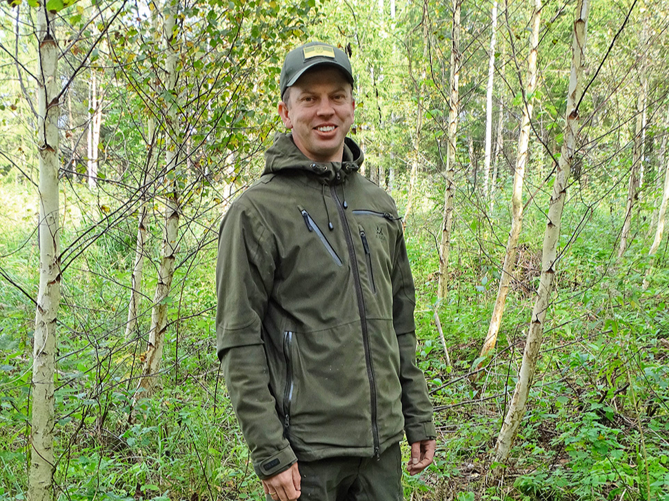 Mežsaimnieks Atis Poga.