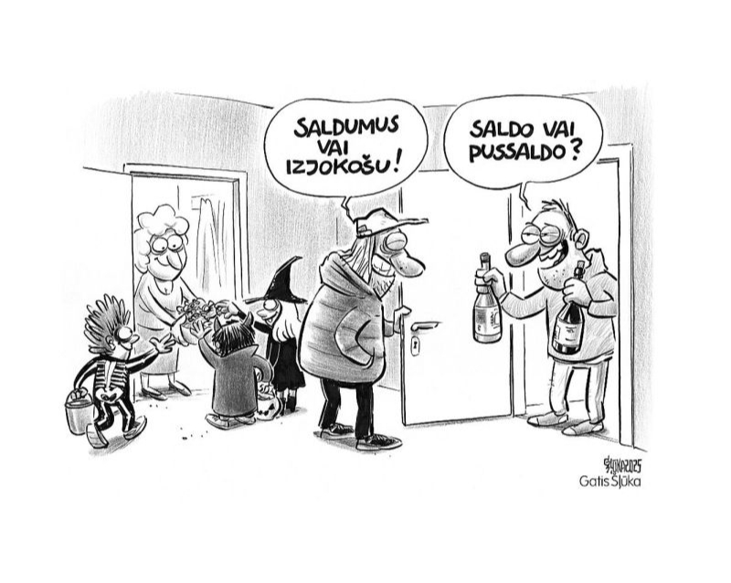 Zīmē Gatis Šļūka. Saldo vai pussaldo?