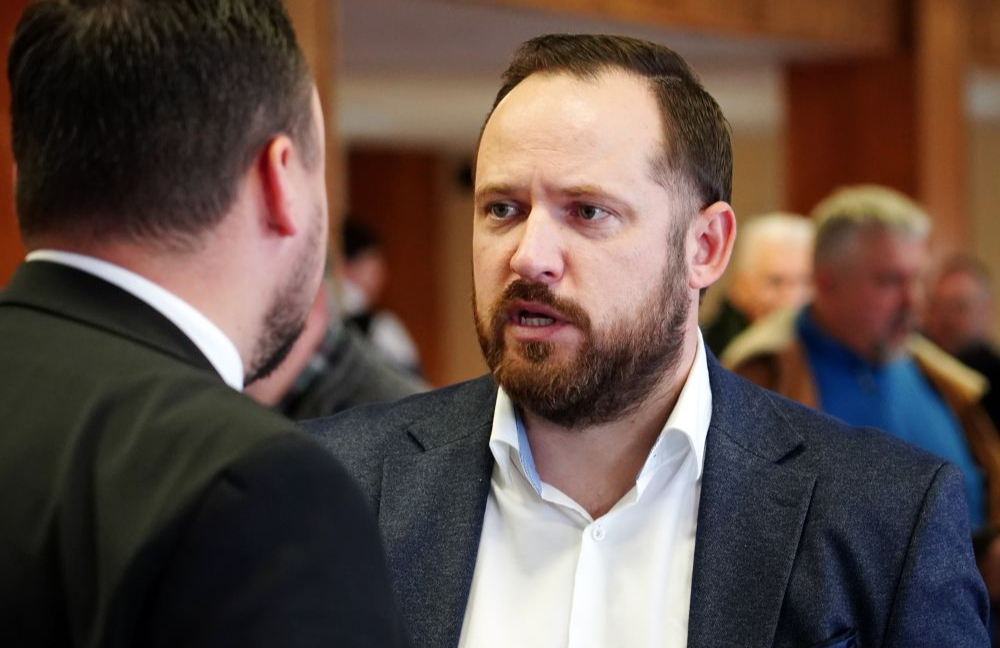 Biedrības "Zemnieku saeima" valdes loceklis Mārtiņš Trons.