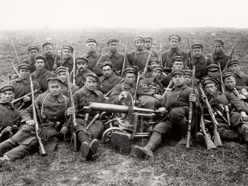 Lietuvas armijas karavīri. 1920. gada sākums.