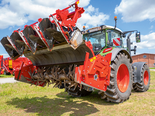 'Grimme Go Clean' darbībā.