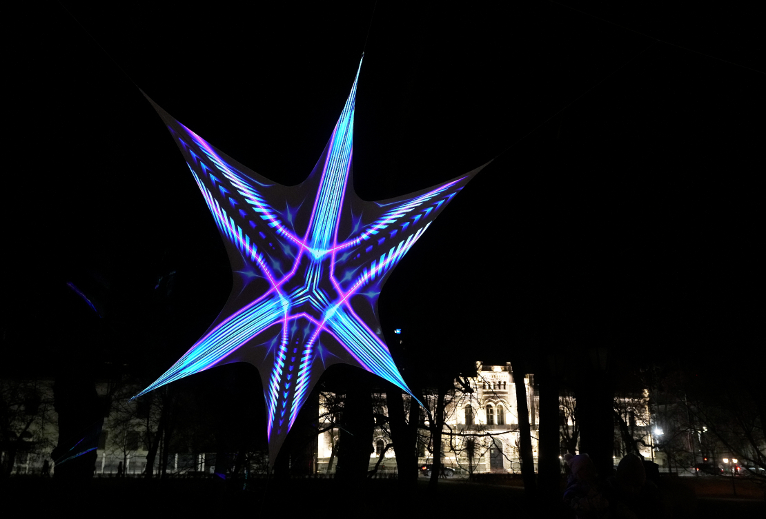 Gaismas festivāls "Staro Rīga 2025".