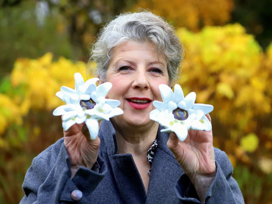 Kristiāna Dimitere: "Puķes ir paradīzes liecinieces."