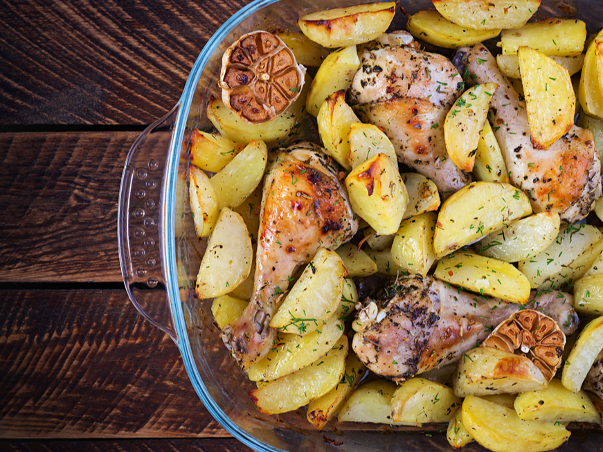 Vistas stilbiņi ar kartupeļu daiviņām.