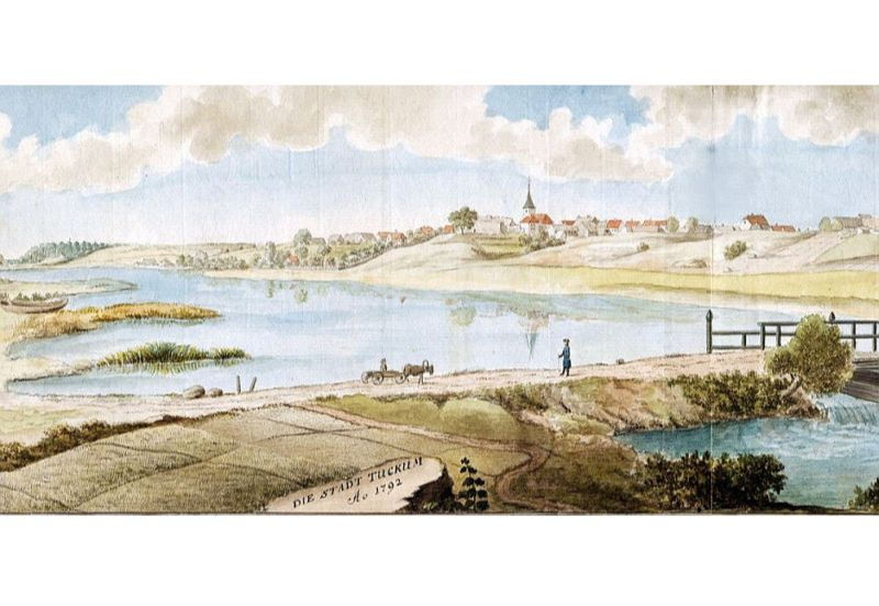 Tukums J. K. Broces zīmējumā 1792. gadā.