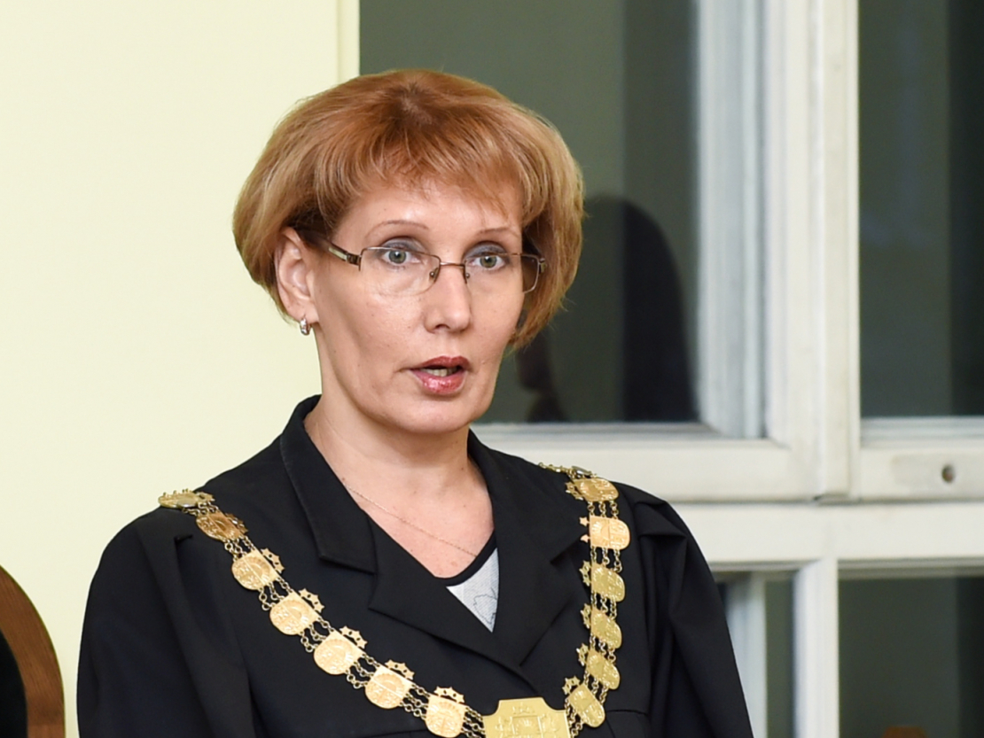 Rīgas rajona tiesas priekšsēdētāja Inese Siliņeviča.