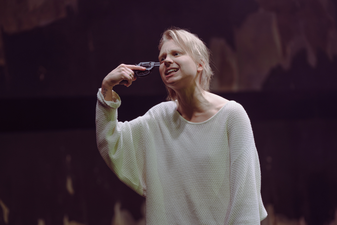 Dailes teātra Jaunajā zālē izrāde "Nāve un meitene".