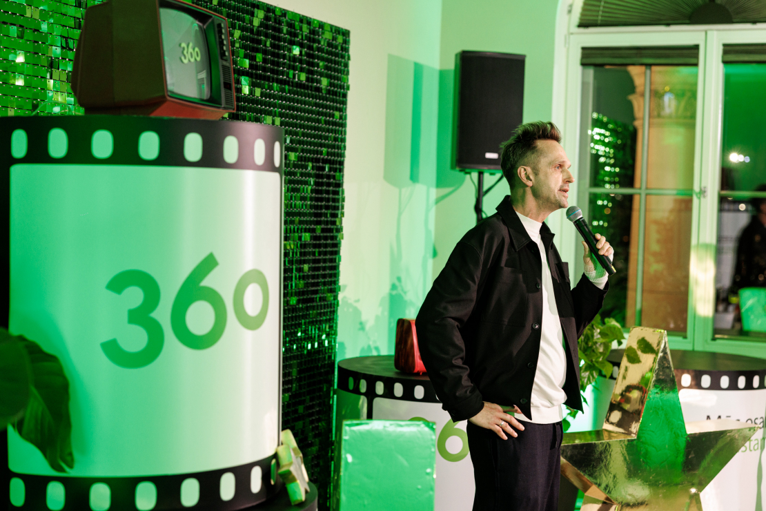 TV kanāla 360 desmitgades svinības.