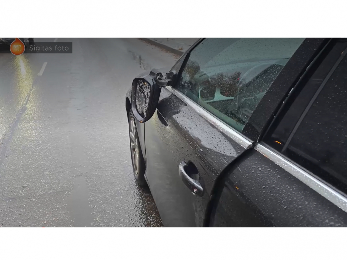 Avārijā cietušais auto.