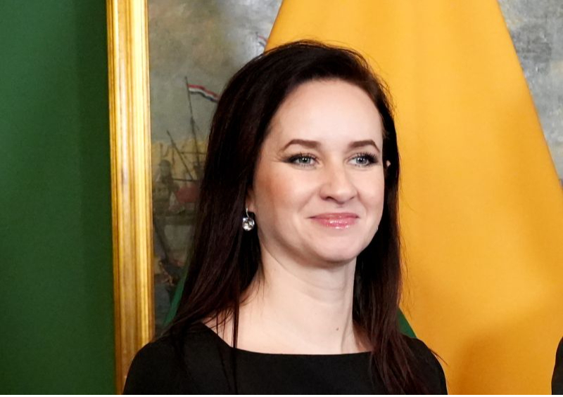 Lietuvas premjerministre Inga Ruginiene. 