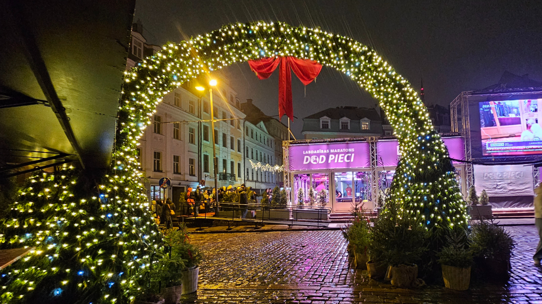 12. decembrī misiju uzsāks maratons "Dod pieci!".