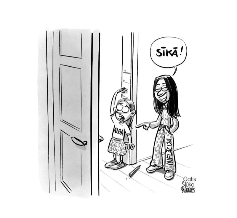 Zīmē Gatis Šļūka. Sīkā!