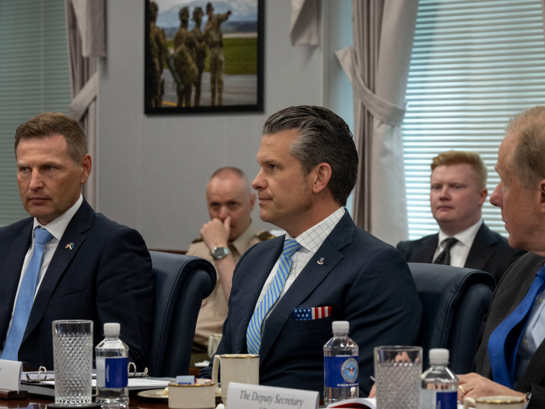 ASV aizsardzības ministrs Pīts Hegsets.