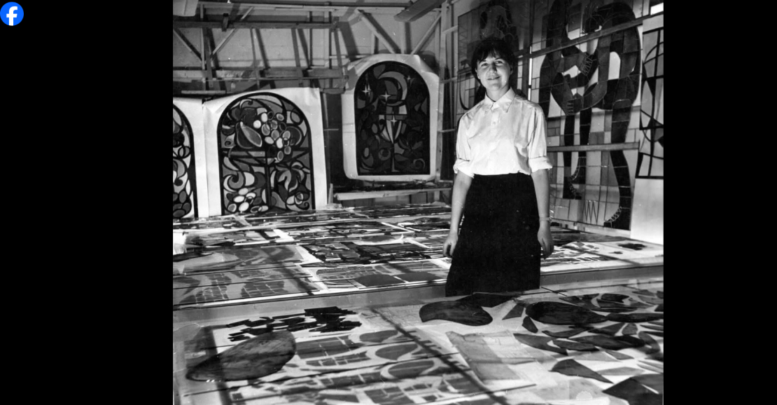 Mākslinieces Noras Cēsnieces piemiņas foto.