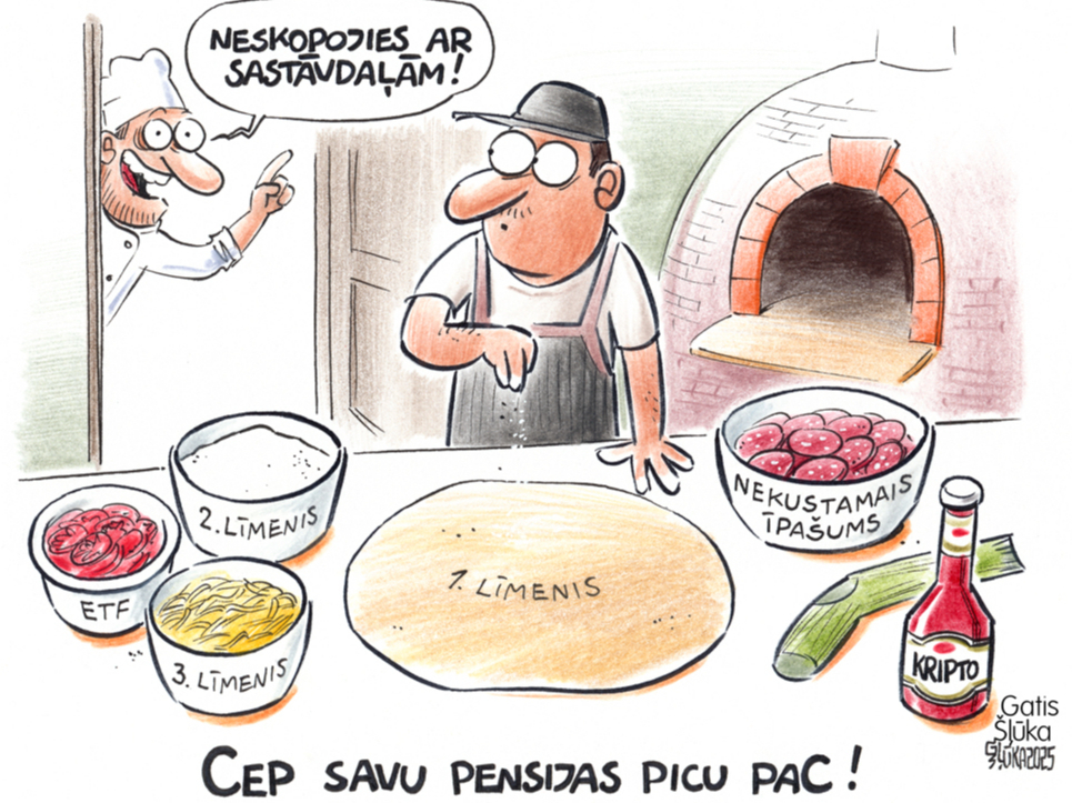 Zīmē Gatis Šļūka: Pensijas pica