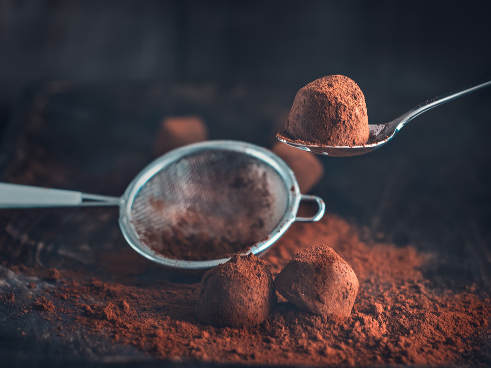 Šokolādes trifeles.