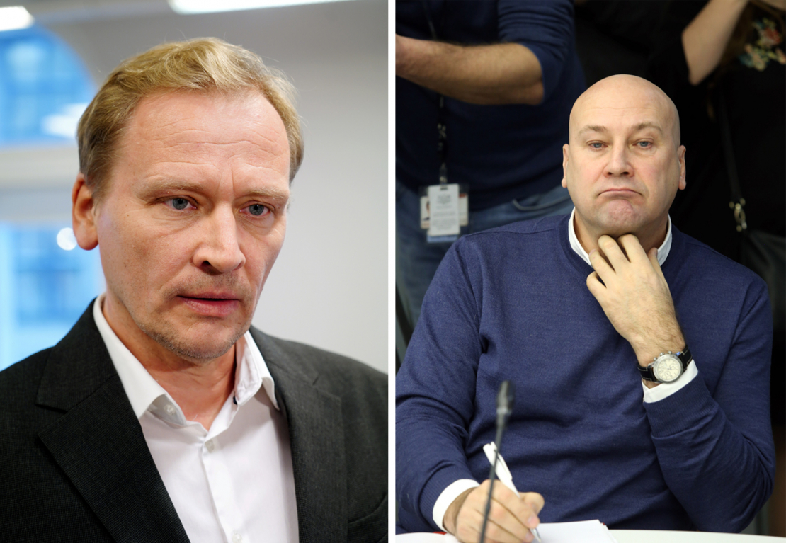 Jānis Siksnis un Ivars Belte.