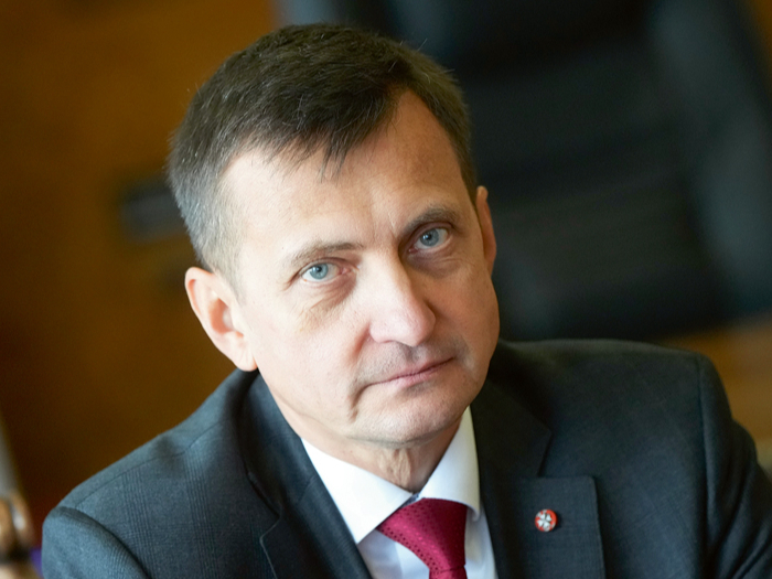 Zemkopības ministrs Armands Krauze.