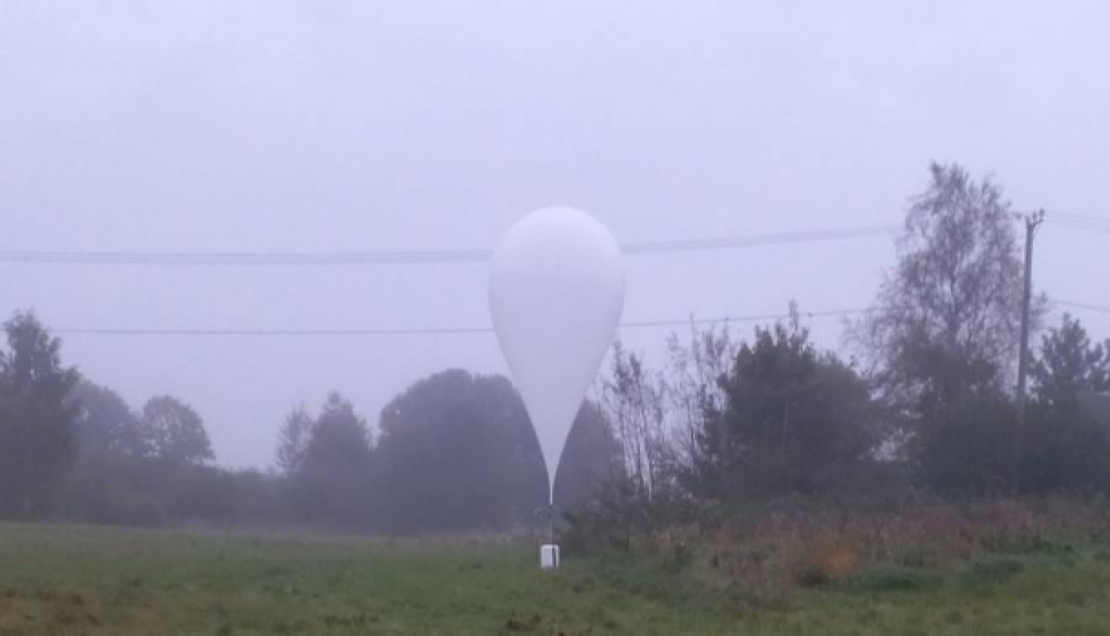 Kontrabandas balons. Ilustratīvs attēls.