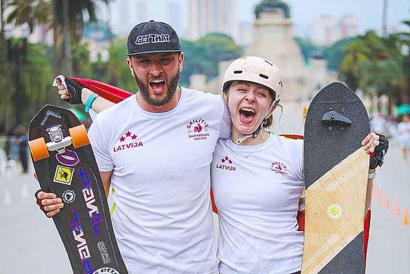 Ar brāļa Gustava Gailīša padomiem pirmo reizi pasaules čempionātā laureāta vidū iekļuva Dominika Ozoliņa.