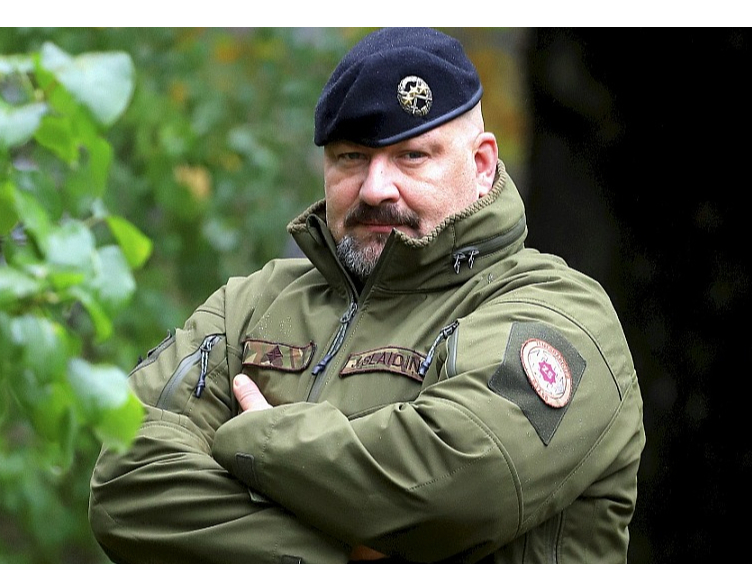 Majors Jānis Slaidiņš.