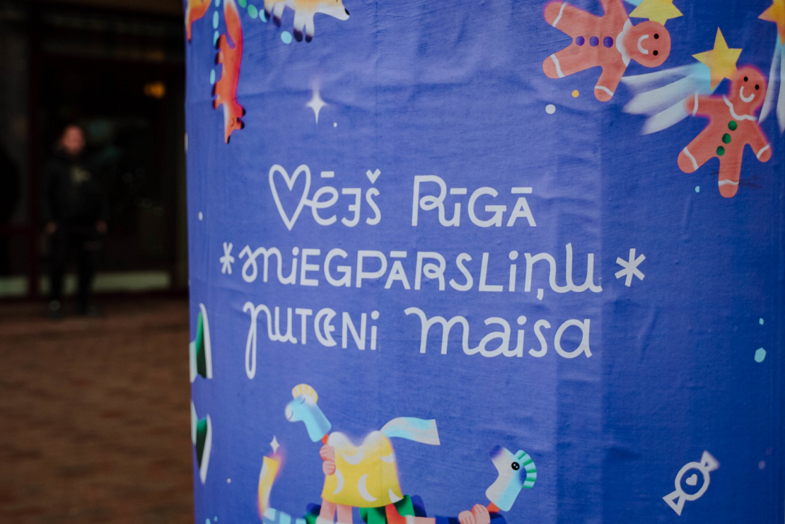 Rīga izgreznota Ziemassvētku noskaņās.